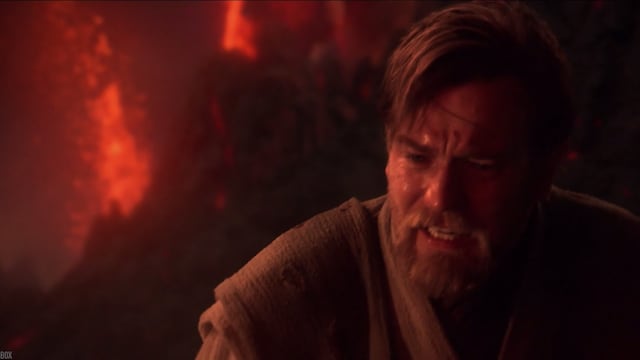 Ewan McGregor como Obi Wan Kenobi en el Episodio III de Star Wars.