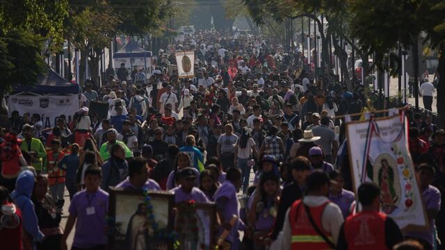 Cortes viales y alternativas por la llegada de peregrinos a la Basílica de Guadalupe