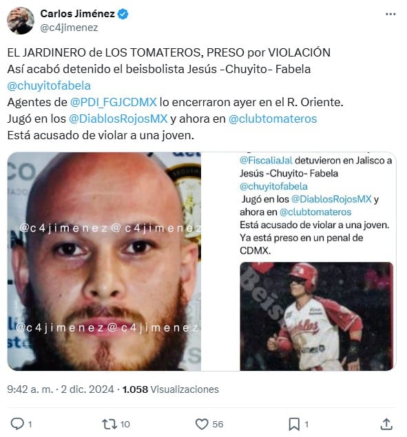 Jesús ‘Chuyito’ Fabela fue acusado de abuso sexual