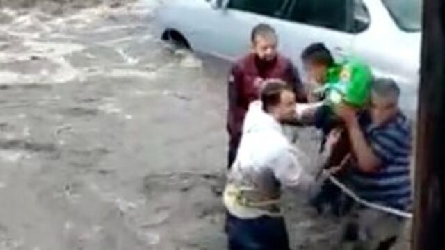 Rescate de bebé en Ecatepec