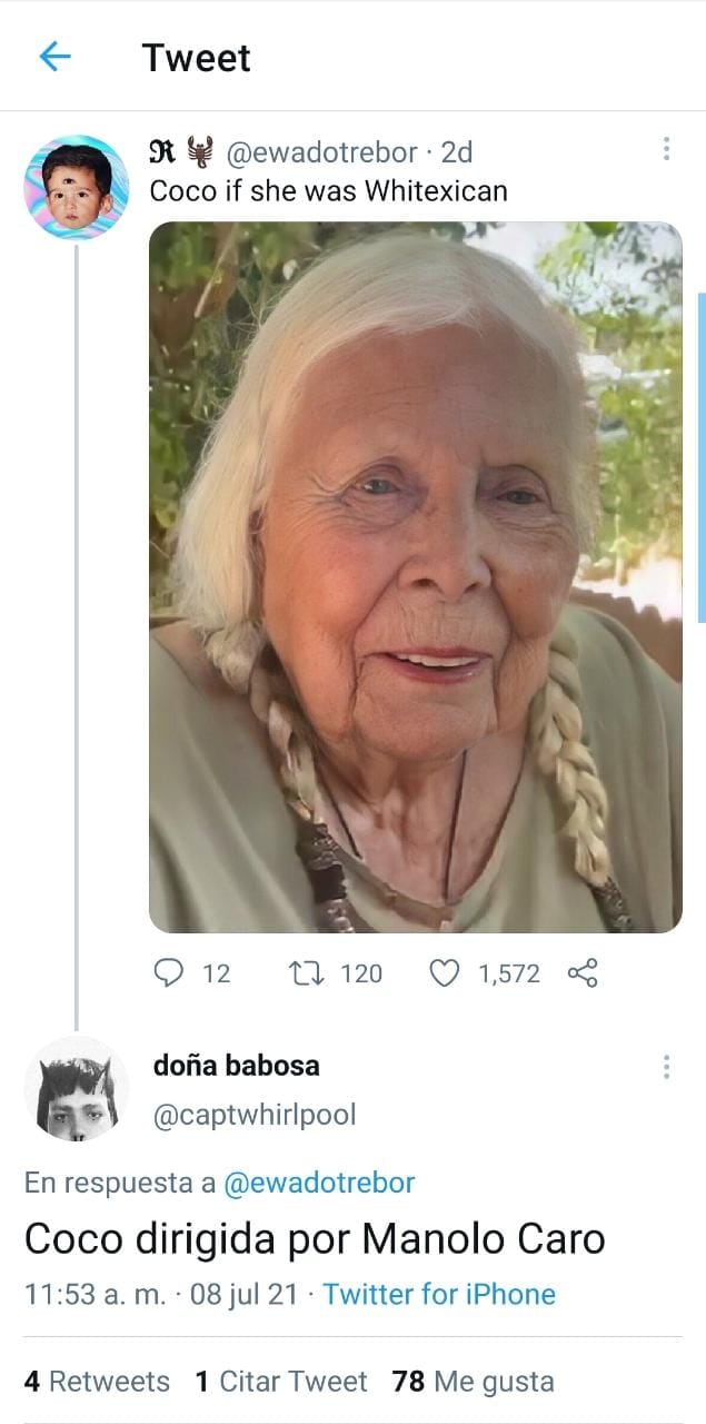 Publicación de Twitter