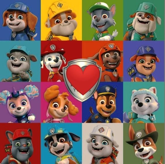 Fondo de los nuevos cachorros de Paw Patrol