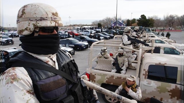 Soldados en Ciudad Juárez