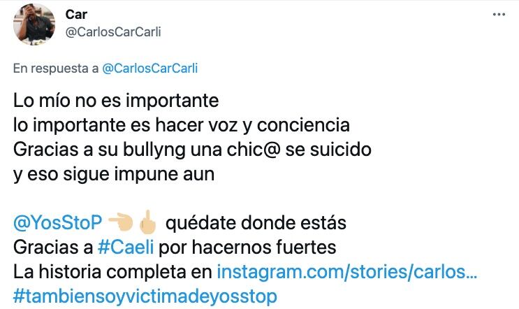 Acusaciones de Jesús Carlos