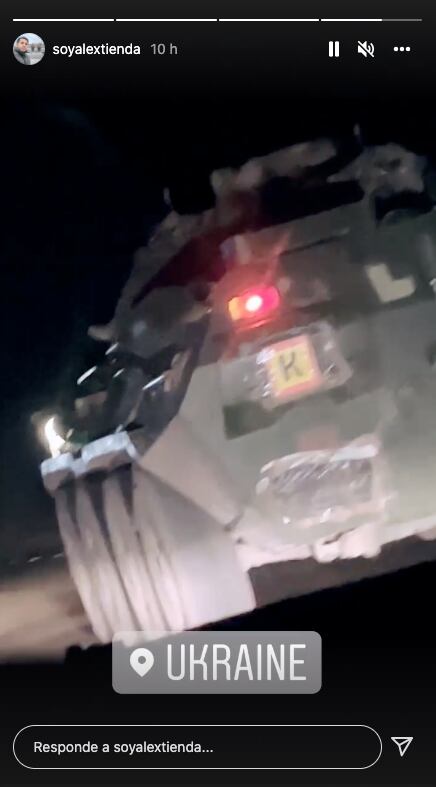 Alex Tienda da actualizaciones en su intento por huir de Ucrania
