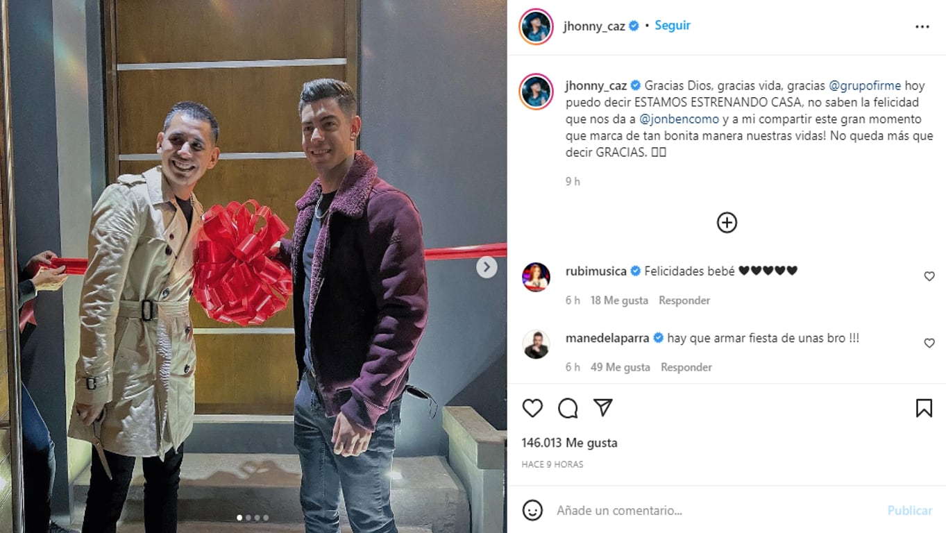 Jhonny Caz y Jonathan Bencomo, casa