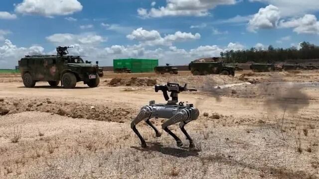 "Perro robot" del ejercito Chino