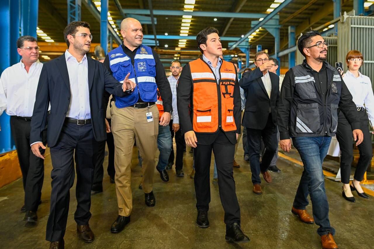 Samuel García supervisa pruebas de equipos de bombeo para el acueducto El Cuchillo II