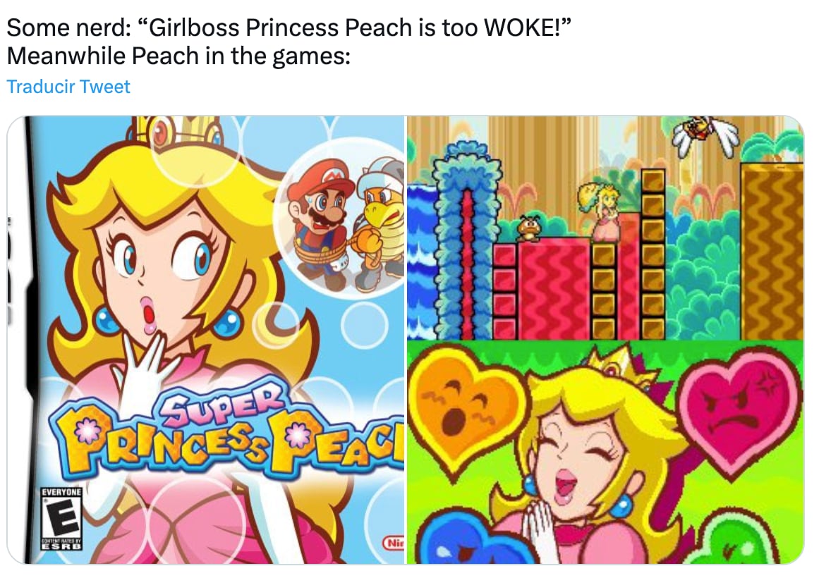 Critican a la Princesa Peach en Super Mario Bros. por su feminismo y usuarios aseguran que siempre ha sido así