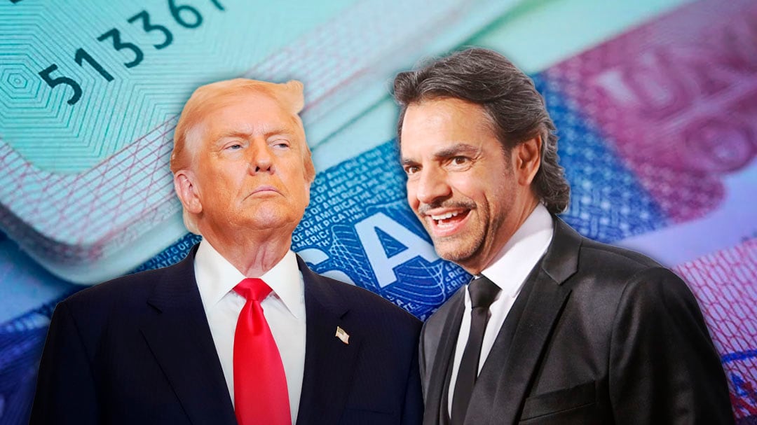 Eugenio Derbez podría perder la visa por su disfraz con Donald Trump
