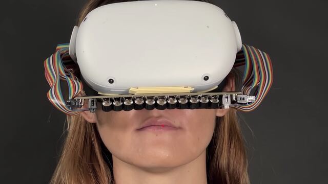 Simular la sensación de besar en la realidad virtual