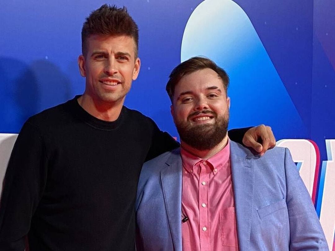 Ibai Llanos y Gerard Piqué