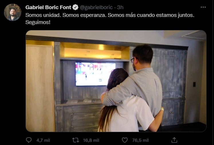 Declaran a Gabriel Boric, ganador de las elecciones presidenciales de Chile