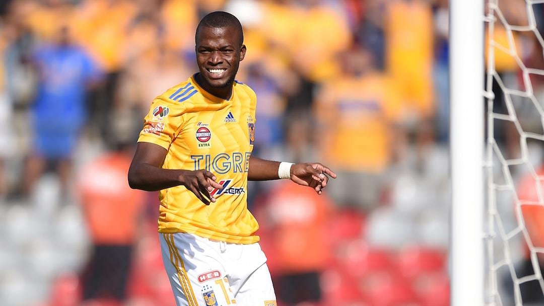 Enner Valencia en juego ante Gallos.
