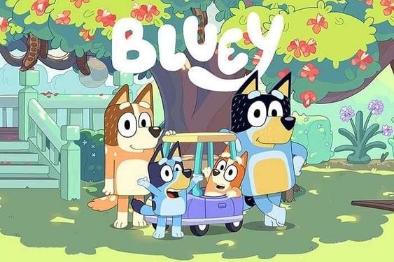 Dibujos de Bluey de vacaciones