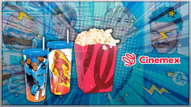 Combo para compartir de Los 4 Fantásticos: Primeros pasos en Cinemex