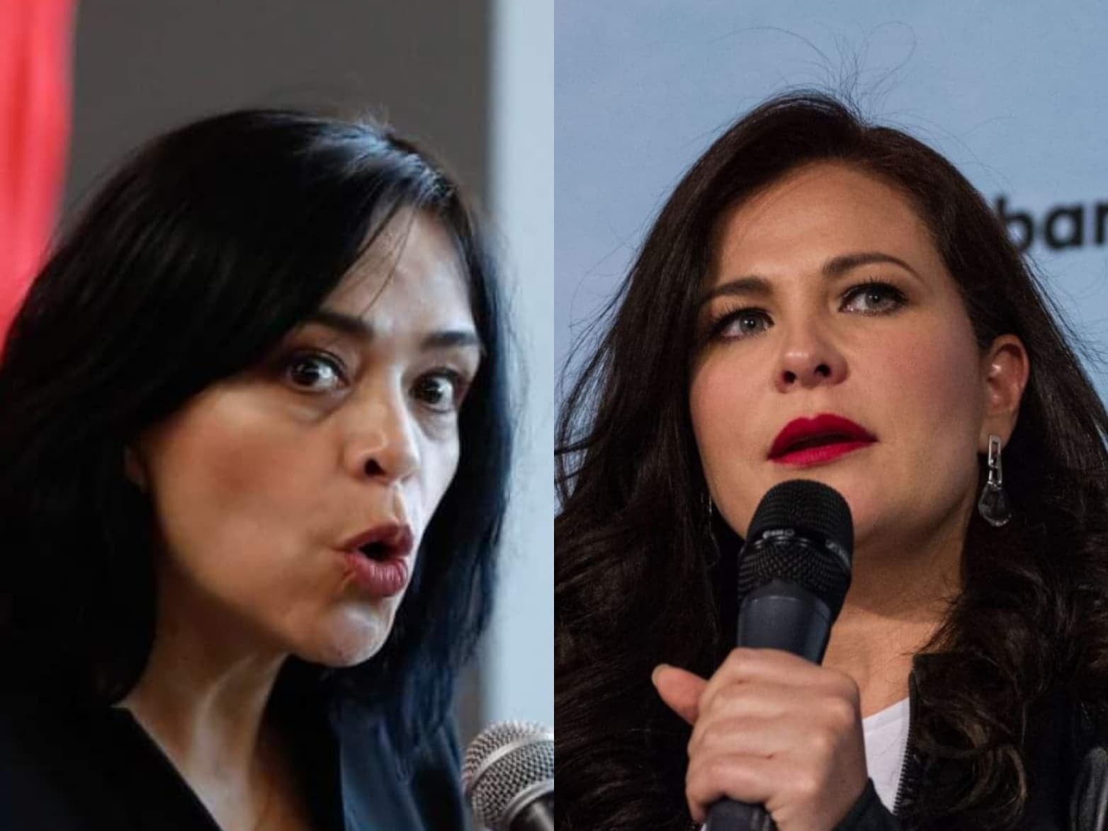 Anabel Hernández y Arleth Terán.