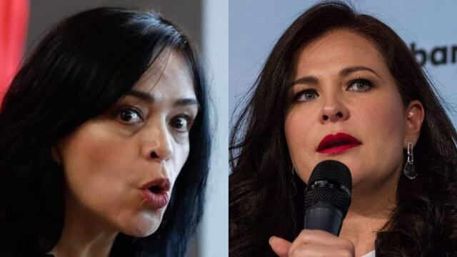 Anabel Hernández y Arleth Terán.