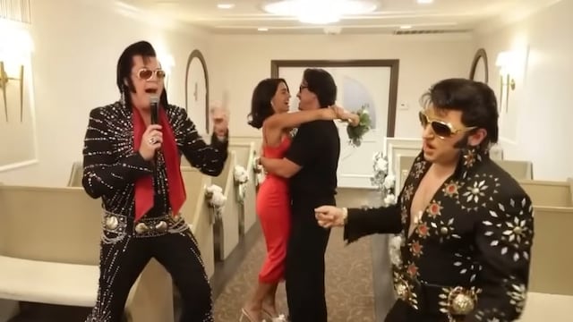 La boda de Bárbara de Regil y Fernando Schoenwald en Las Vegas.