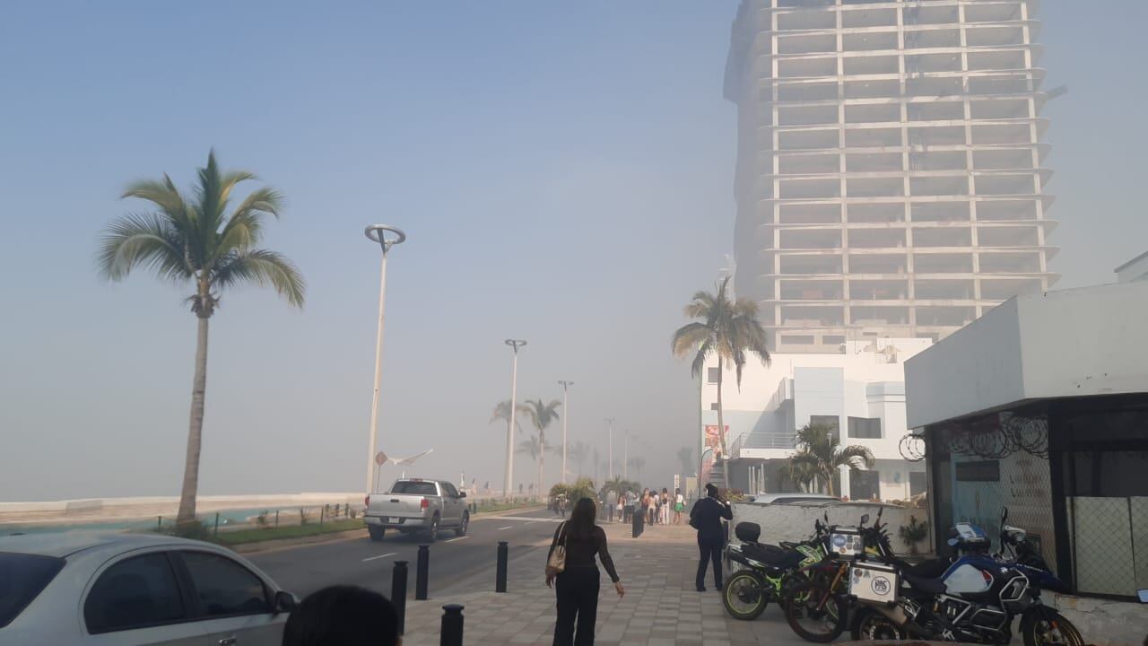 Humo en Mazatlán