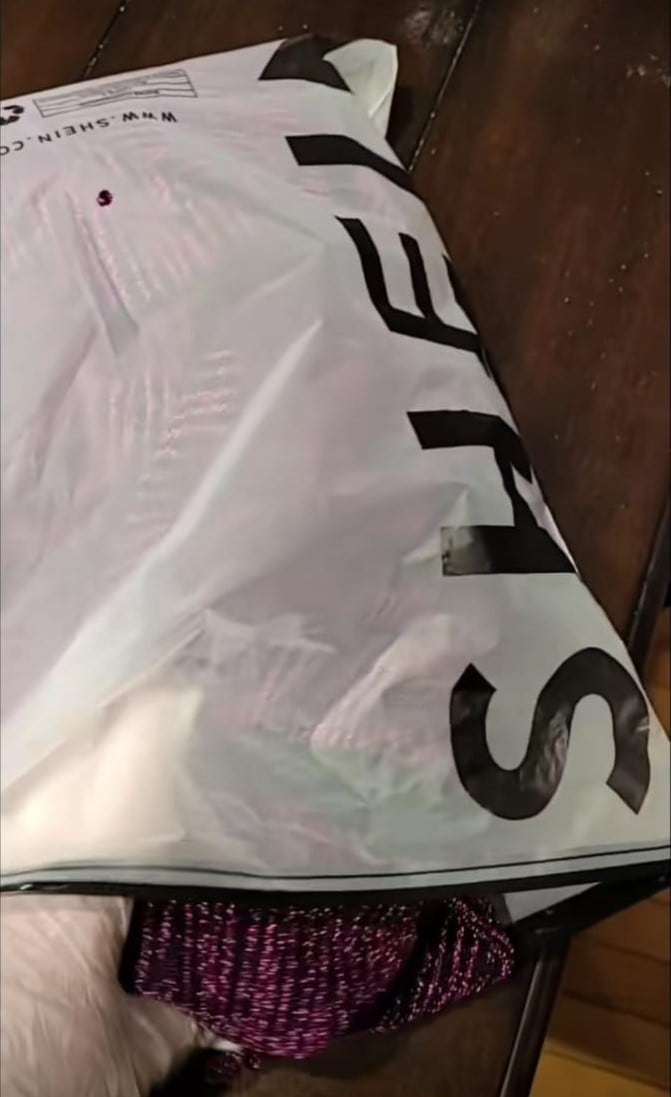 Pedido de Shein
