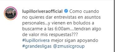 Lupillo Rivera revela acoso de la prensa