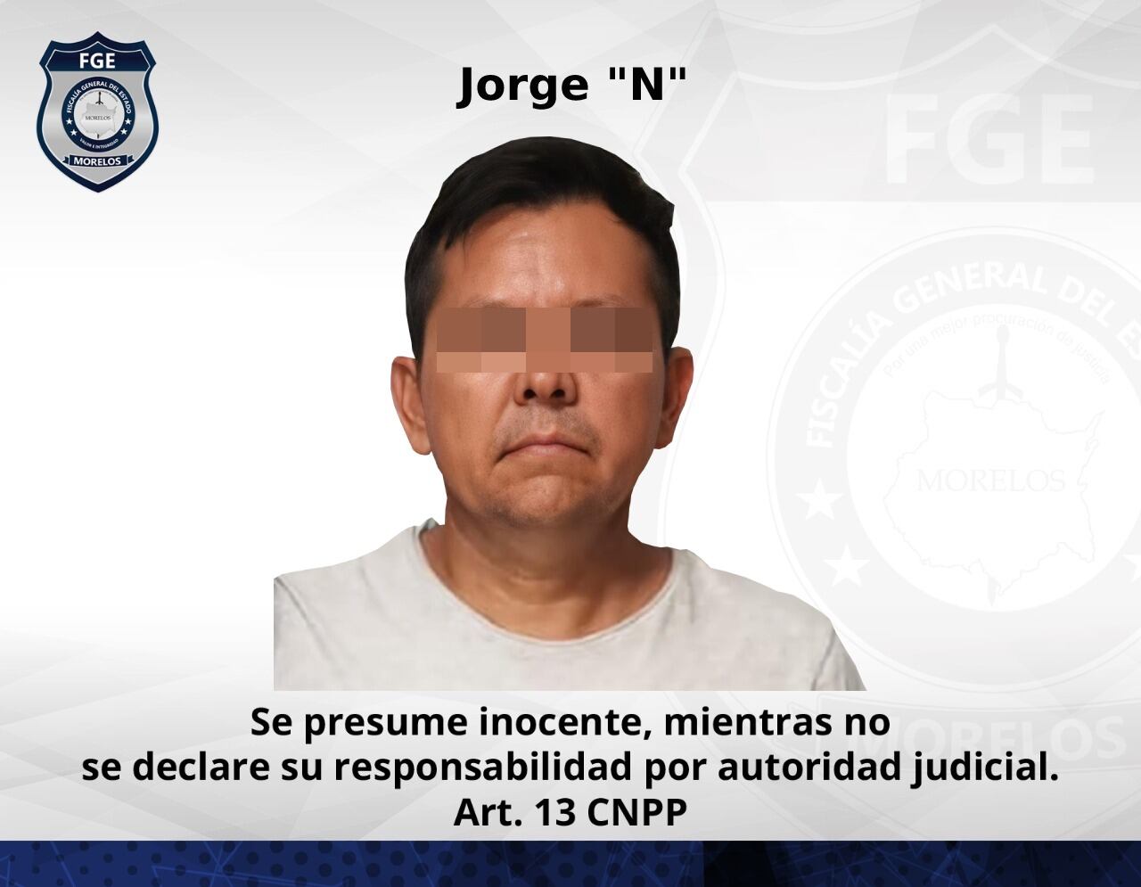 Jorge "N" detenido por el feminicidio de Kimberly Melissa