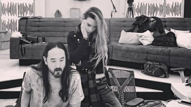 Belinda y Steve Aoki