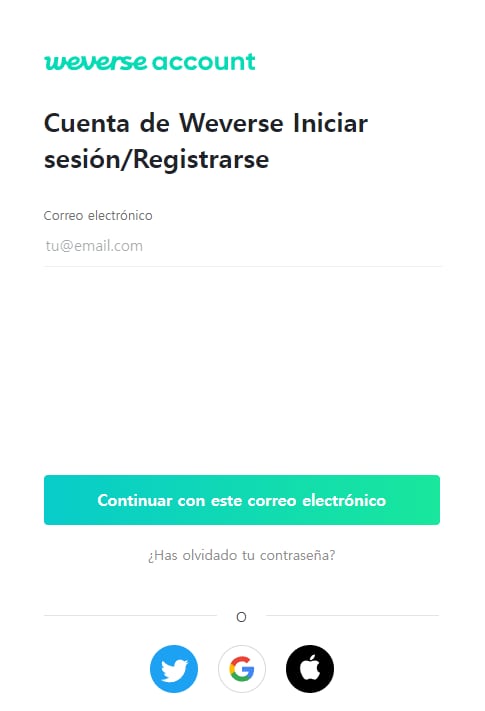 Registro membresía concierto Blackpink en México