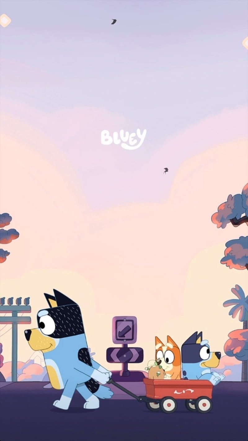 7 fondos de pantalla de Bandit, el papá de Bluey, para descargar en tu smartphone