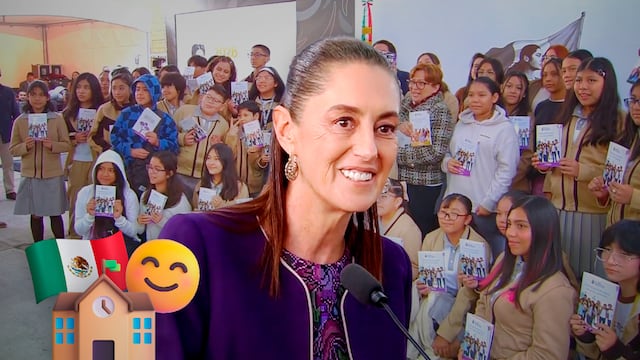 “Las niñas tienen derecho a ser lo que quieran ser”: Sheinbaum inicia ciclo escolar