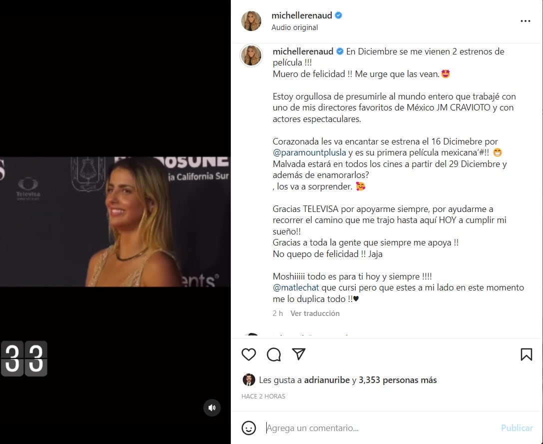 Publicación de Michelle Renaud