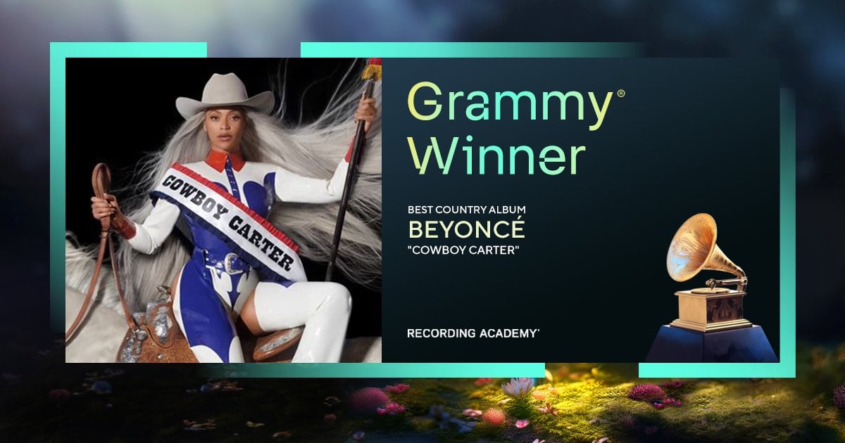 Beyoncé, ganadora Premios Grammy 2025