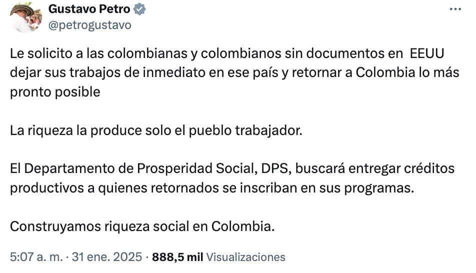 Gustavo Petro, presidente de Colombia