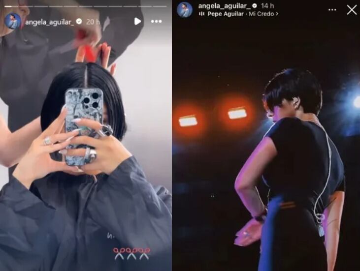 Ángela Aguilar estrena nuevo look y la comparan con Christian Nodal