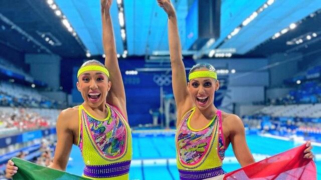 Nadadoras mexicanas Nuria Diosdado y Joana Jiménez