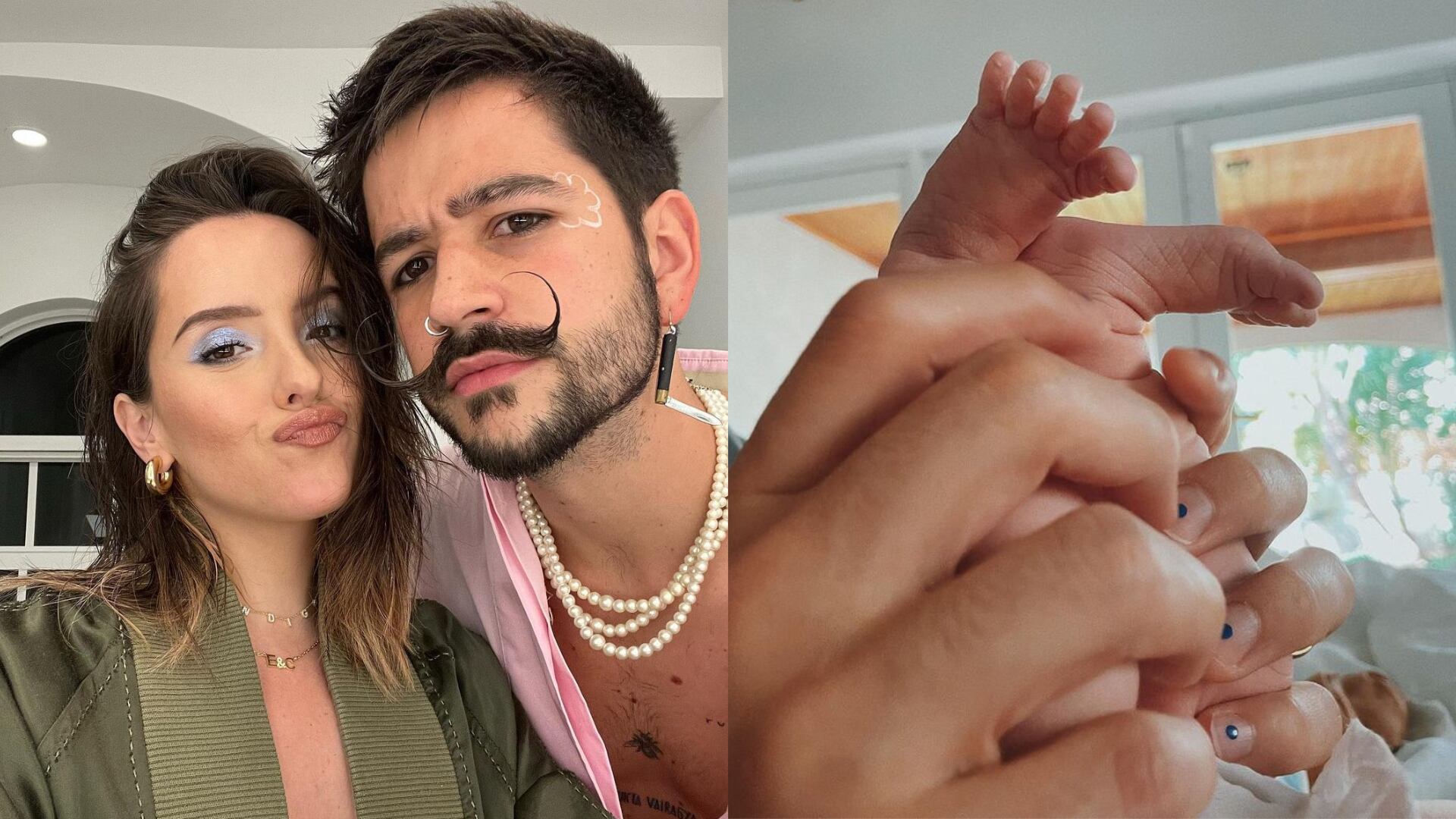 Índigo, el hijo de Evaluna y Camilo quedó descubierto.