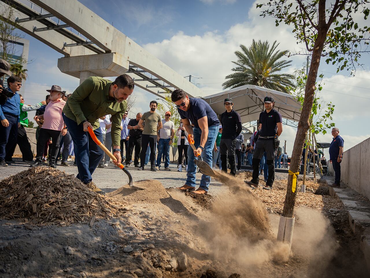 Nuevo León impulsa áreas verdes con Parque Lineal Línea 4 en Monterrey.