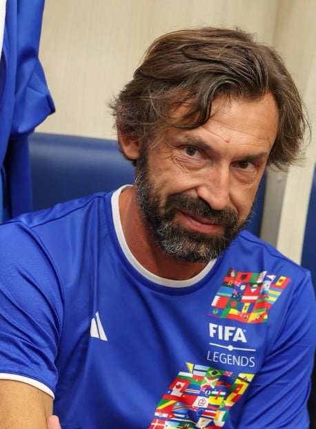 Andrea Pirlo, exfutbolista y entrenador de Italia