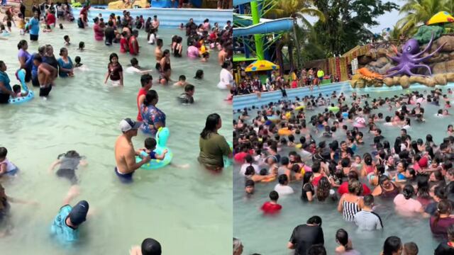 Balneario en Semana Santa, El Salvador