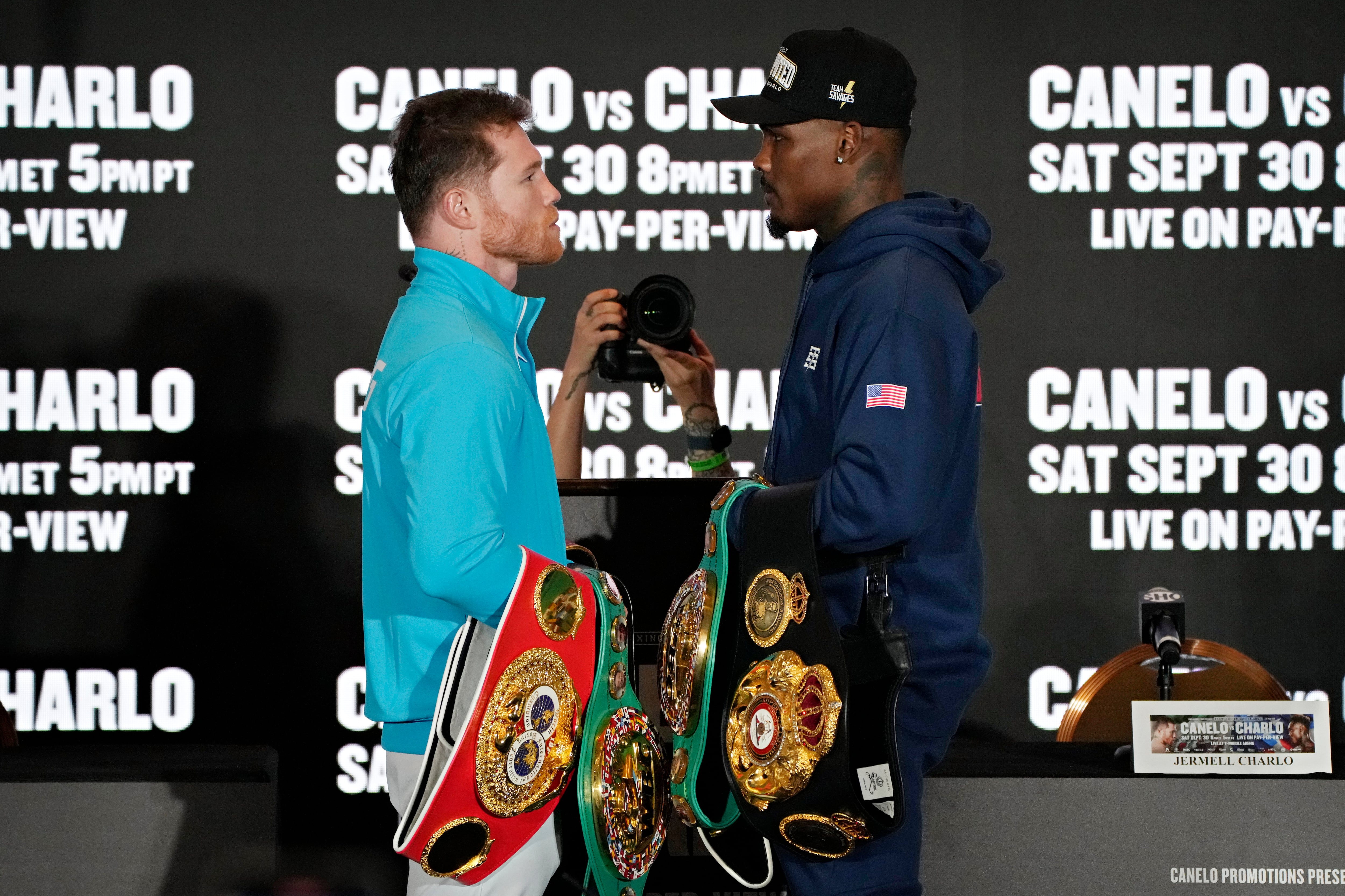 Canelo Álvarez vs Jermell Charlo.