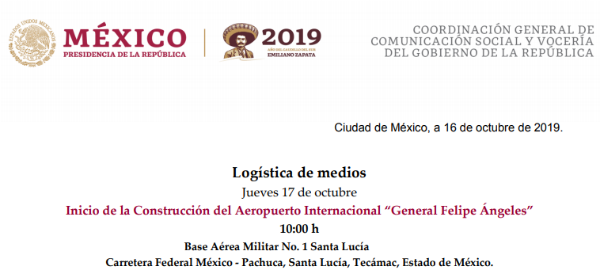 El Gobierno de México no esperará