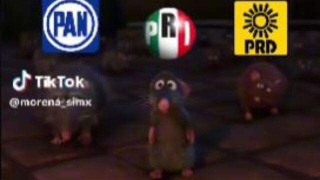 VIDEO: Morena se burla de PRI, PAN y PRD con una escena de Ratatouille