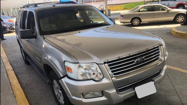 Camioneta con el efectivo