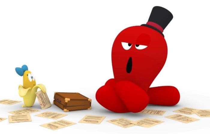 El primer trabajo de Pocoyó