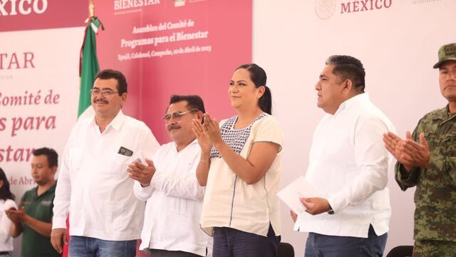 Ariadna Montiel Reyes instala en Campeche comités de Programas para el Bienestar
