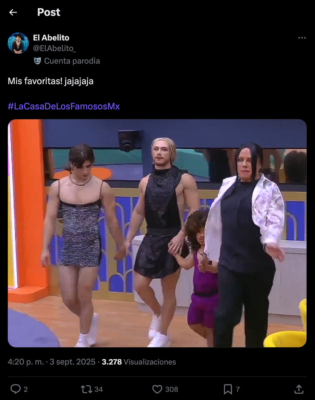 El Abelito se pone peluca en La Casa de los Famosos México y desata oleada de memes