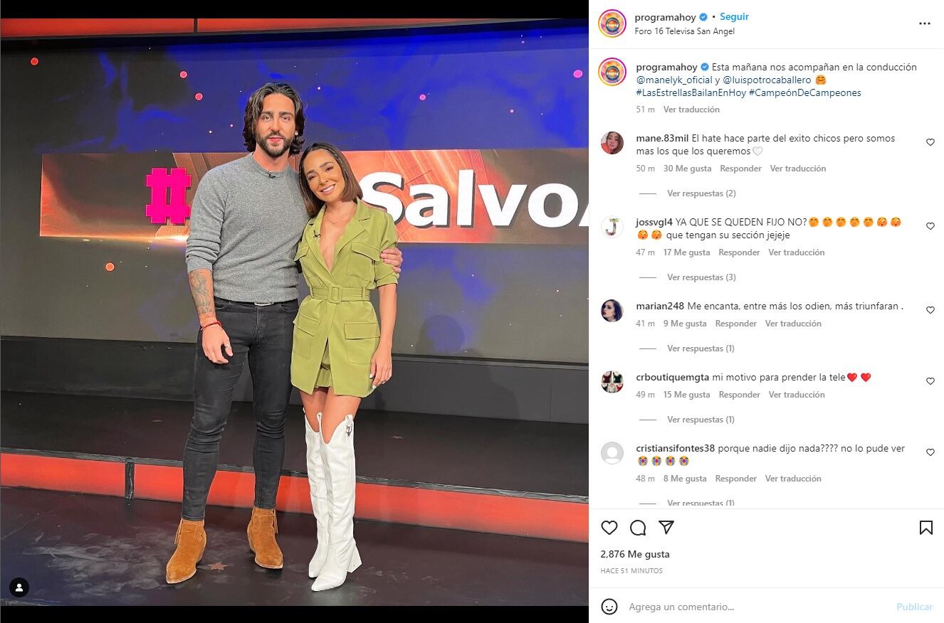 Manelyk y “El Potro”