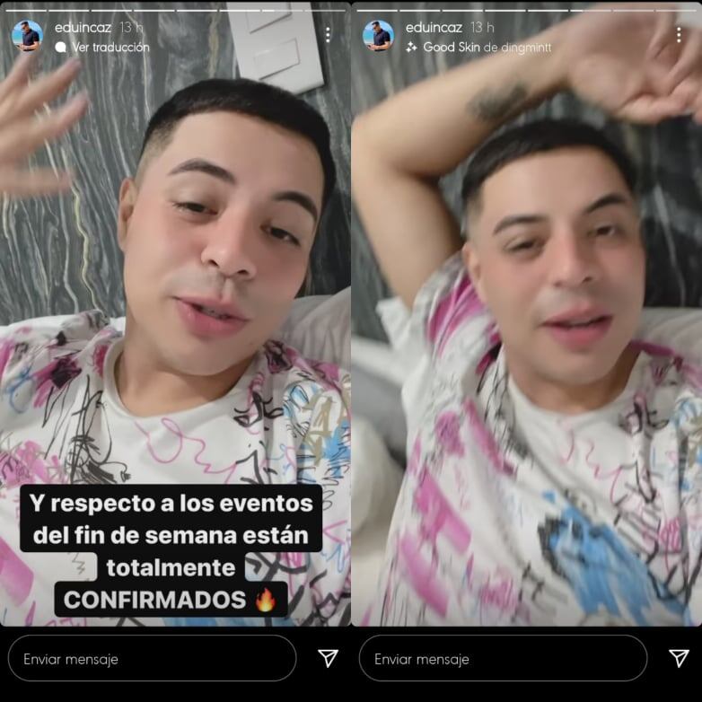 Eduin Cazares, vocalista de 'Grupo Firme'.