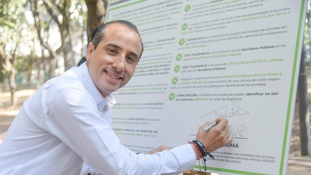 Mario Riestra promete primer hospital veterinario de Puebla